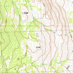 United States Geological Survey Aeneas Lake, WA (1980, 24000-Scale) digital map