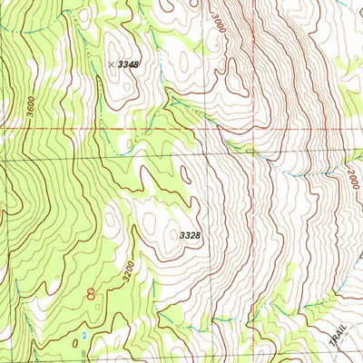 United States Geological Survey Aeneas Lake, WA (1980, 24000-Scale) digital map