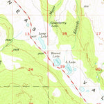 United States Geological Survey Aeneas Valley, WA (1957, 62500-Scale) digital map