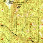 United States Geological Survey Aeneas, WA (1951, 62500-Scale) digital map