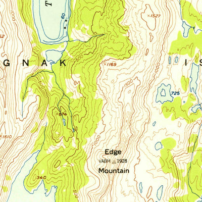 United States Geological Survey Afognak A-1, AK (1953, 63360-Scale) digital map