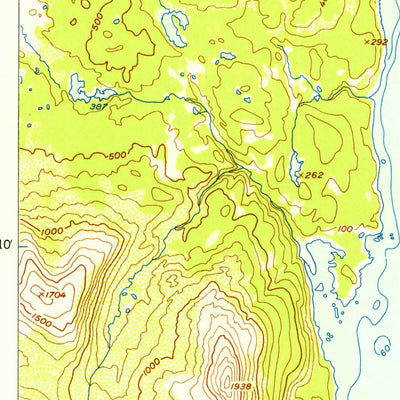 United States Geological Survey Afognak A-2, AK (1954, 63360-Scale) digital map