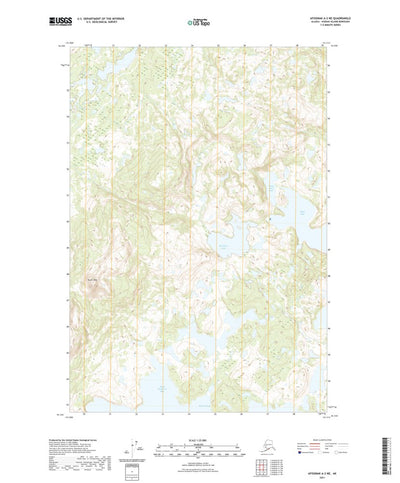 United States Geological Survey Afognak A-2 NE, AK (2021, 25000-Scale) digital map
