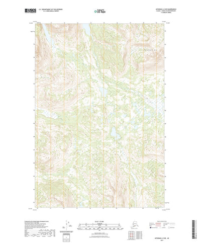 United States Geological Survey Afognak A-3 NE, AK (2021, 25000-Scale) digital map