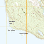 United States Geological Survey Afognak A-3 SE, AK (2021, 25000-Scale) digital map