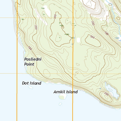 United States Geological Survey Afognak A-3 SE, AK (2021, 25000-Scale) digital map