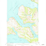 United States Geological Survey Afognak A-4, AK (1952, 63360-Scale) digital map