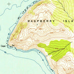 United States Geological Survey Afognak A-5, AK (1953, 63360-Scale) digital map