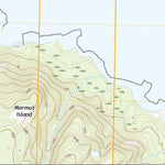 United States Geological Survey Afognak B-0 SE, AK (2021, 25000-Scale) digital map