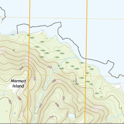 United States Geological Survey Afognak B-0 SE, AK (2021, 25000-Scale) digital map