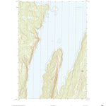 United States Geological Survey Afognak B-1 SE, AK (2021, 25000-Scale) digital map