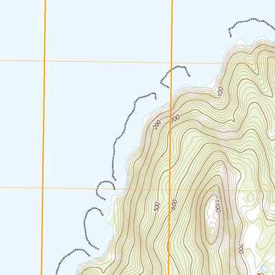 United States Geological Survey Afognak B-1 SE, AK (2021, 25000-Scale) digital map