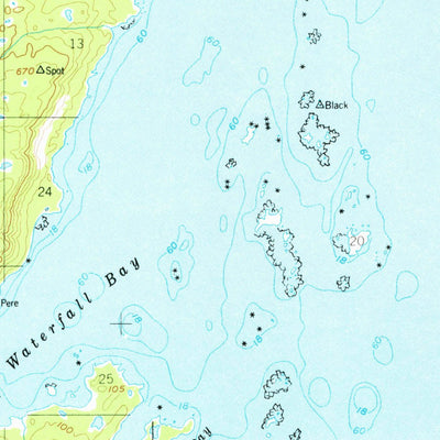 United States Geological Survey Afognak B-2, AK (1952, 63360-Scale) digital map