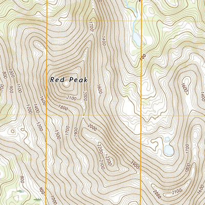 United States Geological Survey Afognak B-2 NW, AK (2021, 25000-Scale) digital map