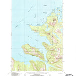 United States Geological Survey Afognak B-3, AK (1954, 63360-Scale) digital map