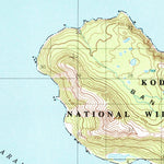 United States Geological Survey Afognak B-3, AK (1954, 63360-Scale) digital map