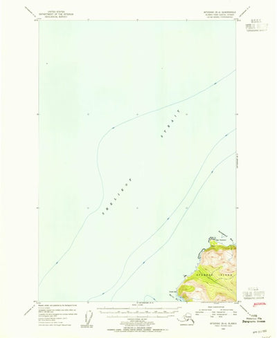 United States Geological Survey Afognak B-4, AK (1954, 63360-Scale) digital map