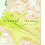 United States Geological Survey Afognak B-4, AK (1954, 63360-Scale) digital map