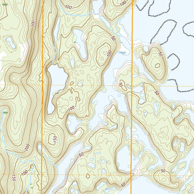 United States Geological Survey Afognak C-2 SE, AK (2021, 25000-Scale) digital map