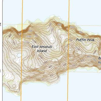 United States Geological Survey Afognak D-1 OE E NW, AK (2021, 25000-Scale) digital map