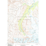 United States Geological Survey Afognak D-6, AK (1983, 63360-Scale) digital map