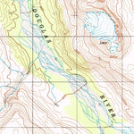 United States Geological Survey Afognak D-6, AK (1983, 63360-Scale) digital map