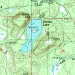 United States Geological Survey Afton, MI (1986, 24000-Scale) digital map