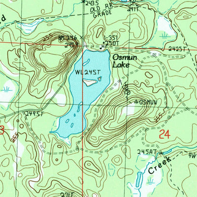 United States Geological Survey Afton, MI (1986, 24000-Scale) digital map