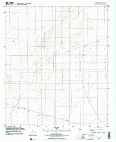 United States Geological Survey Afton NW, NM (1996, 24000-Scale) digital map