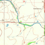 United States Geological Survey Afton, OK (1971, 24000-Scale) digital map