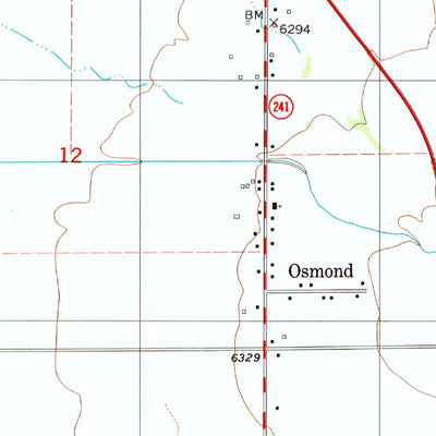 United States Geological Survey Afton, WY (1980, 24000-Scale) digital map