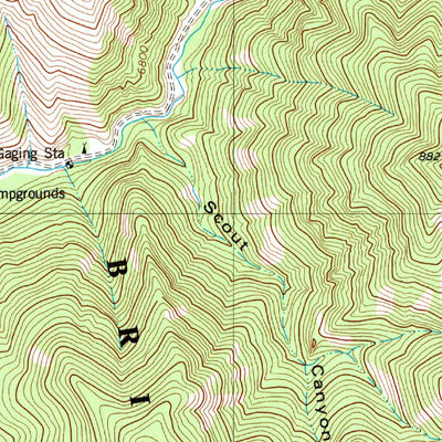 United States Geological Survey Afton, WY (1980, 24000-Scale) digital map
