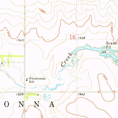 United States Geological Survey Agar NE, SD (1970, 24000-Scale) digital map