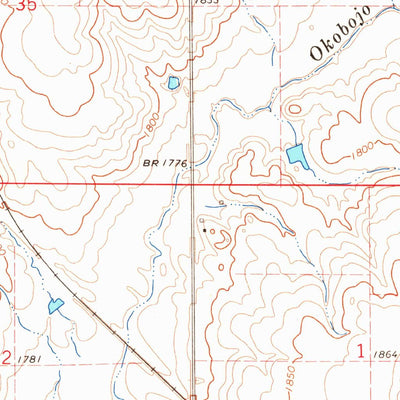 United States Geological Survey Agar, SD (1965, 24000-Scale) digital map