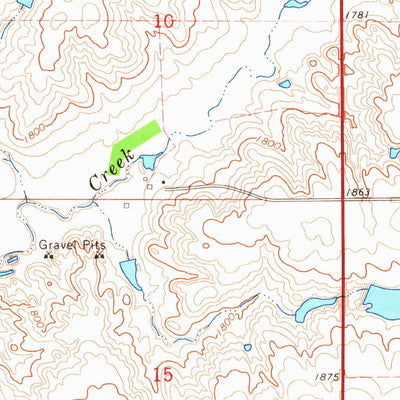 United States Geological Survey Agar, SD (1965, 24000-Scale) digital map