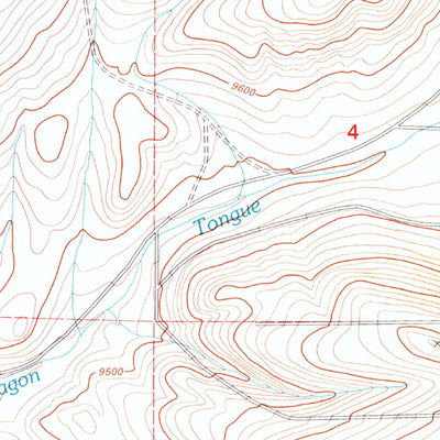 United States Geological Survey Agate Mountain, CO (1994, 24000-Scale) digital map