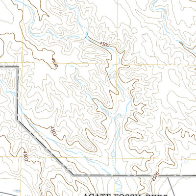 United States Geological Survey Agate, NE (2021, 24000-Scale) digital map