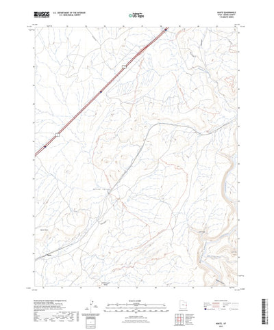 United States Geological Survey Agate, UT (2023, 24000-Scale) digital map