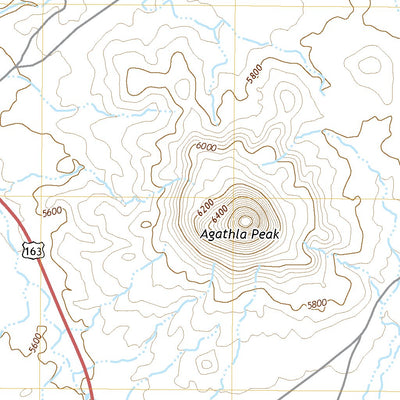 United States Geological Survey Agathla Peak, AZ (2021, 24000-Scale) digital map