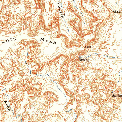 United States Geological Survey Agathla Peak, AZ-UT (1952, 62500-Scale) digital map
