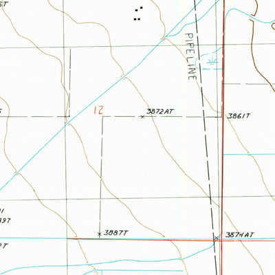 United States Geological Survey Agawam South, MT (1987, 24000-Scale) digital map