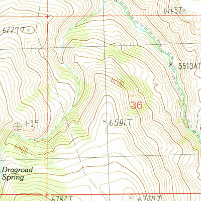 United States Geological Survey Agency Creek, ID (1989, 24000-Scale) digital map