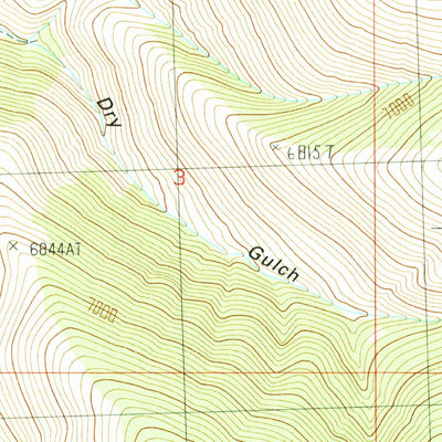 United States Geological Survey Agency Creek, ID (1989, 24000-Scale) digital map