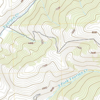 United States Geological Survey Agency Creek, ID (2020, 24000-Scale) digital map