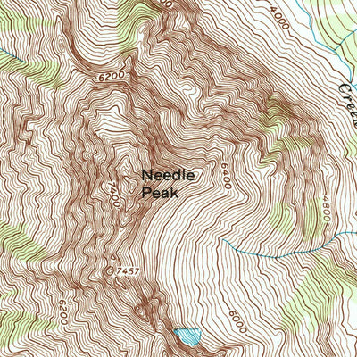 United States Geological Survey Agnes Mountain, WA (1963, 24000-Scale) digital map