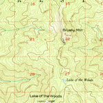United States Geological Survey Agness, OR (1954, 62500-Scale) digital map