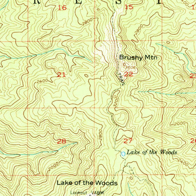 United States Geological Survey Agness, OR (1954, 62500-Scale) digital map
