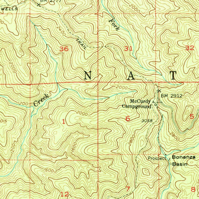 United States Geological Survey Agness, OR (1954, 62500-Scale) digital map