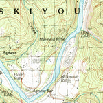 United States Geological Survey Agness, OR (1989, 24000-Scale) digital map