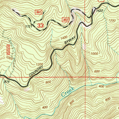 United States Geological Survey Agness, OR (1998, 24000-Scale) digital map